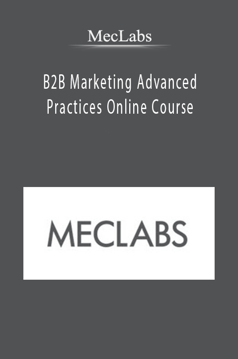 B2B Marketing Advanced Practices Online Course – MECLABS