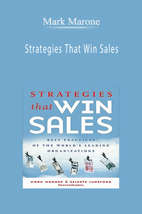 Strategies That Win Sales – Mark Marone