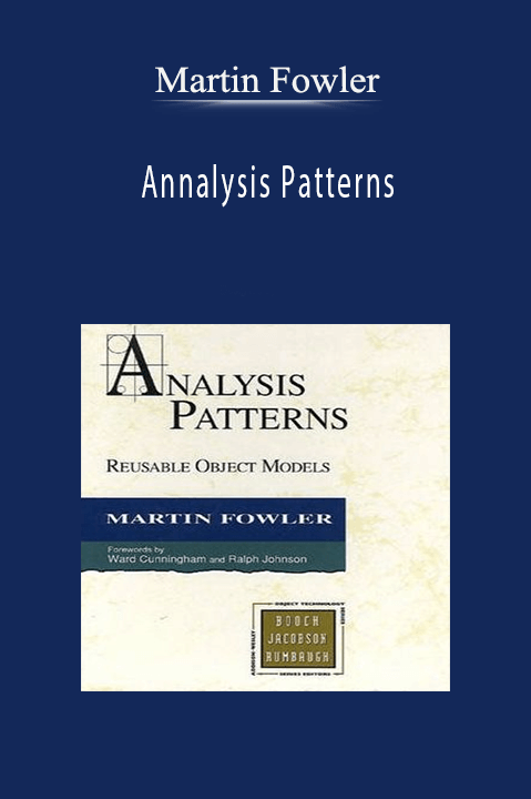 Annalysis Patterns – Martin Fowler