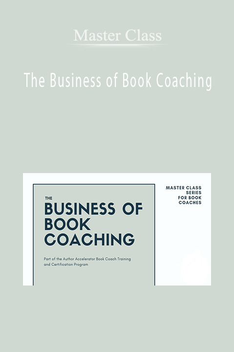 The Business of Book Coaching – Master Class