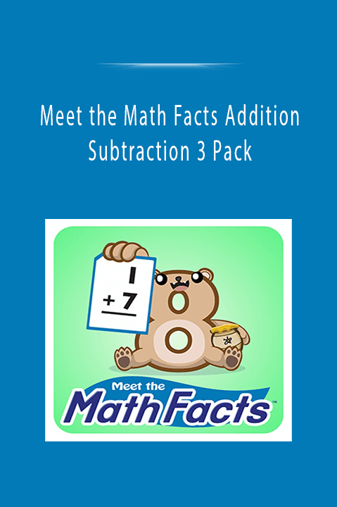 Meet the Math Facts Addition & Subtraction 3 Pack