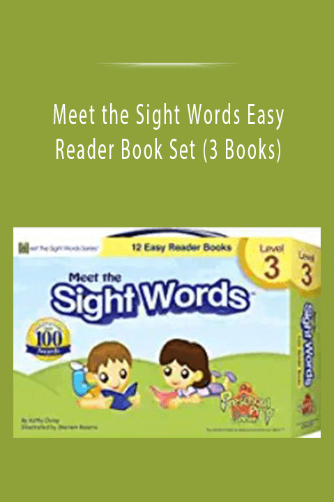 Meet the Sight Words Easy Reader Book Set (3 Books)