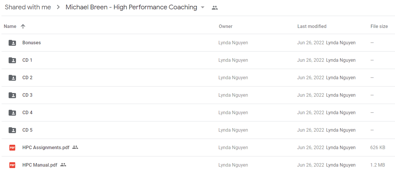 Michael Breen - High Performance Coaching