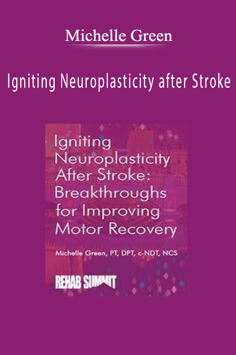 Igniting Neuroplasticity after Stroke: Breakthroughs for Improving Motor Recovery – Michelle Green