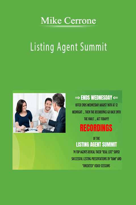 Listing Agent Summit – Mike Cerrone