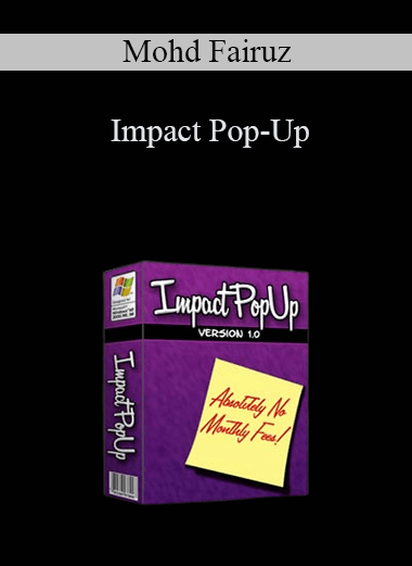 Impact Pop–Up – Mohd Fairuz