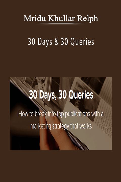 30 Days & 30 Queries – Mridu Khullar Relph