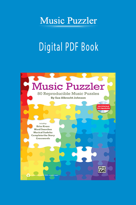 Music Puzzler • Digital PDF Book