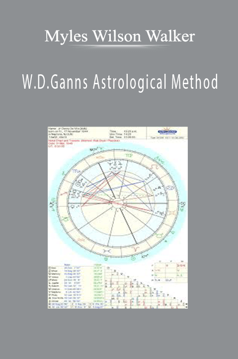 W.D.Ganns Astrological Method – Myles Wilson Walker