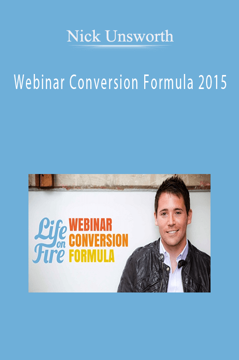 Webinar Conversion Formula 2015 – Nick Unsworth