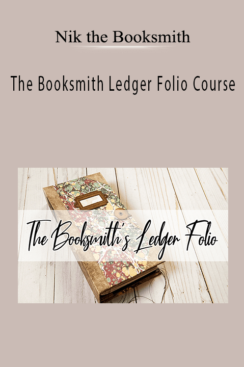 The Booksmith Ledger Folio Course – Nik the Booksmith