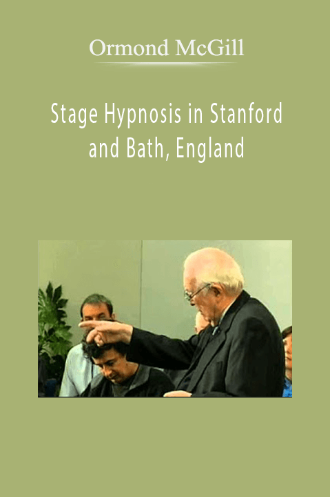 Stage Hypnosis in Stanford and Bath