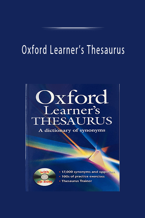 Oxford Learner’s Thesaurus