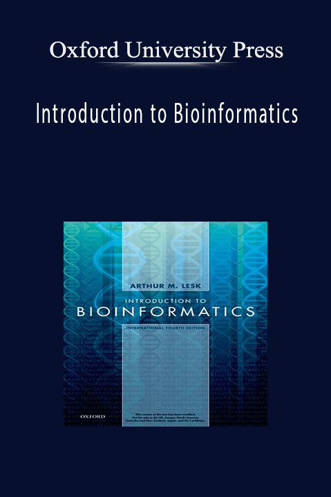 Introduction to Bioinformatics – Oxford University Press