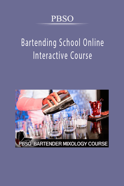 Bartending School Online Interactive Course – PBSO