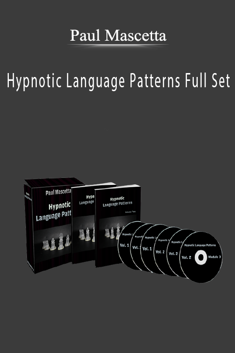 Hypnotic Language Patterns Full Set – Paul Mascetta