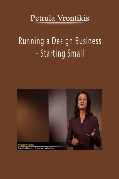 Running a Design Business – Starting Small – Petrula Vrontikis