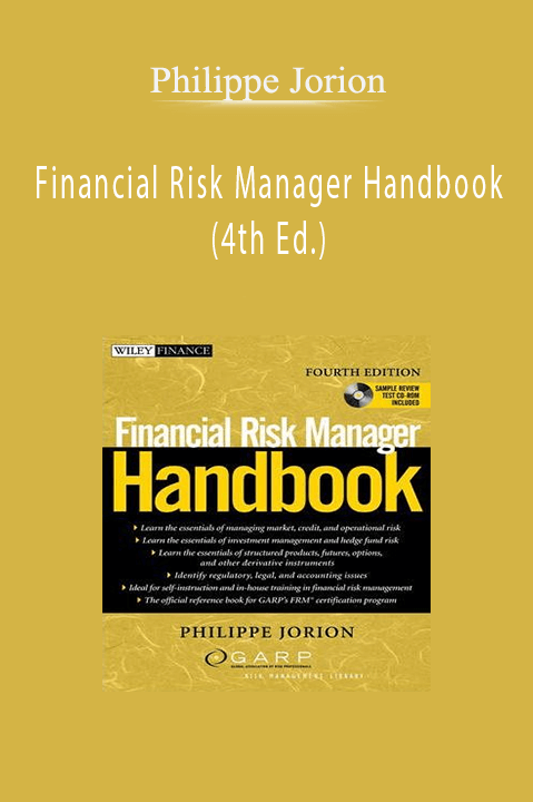 Financial Risk Manager Handbook (4th Ed.) – Philippe Jorion