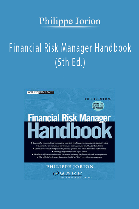 Financial Risk Manager Handbook (5th Ed.) – Philippe Jorion