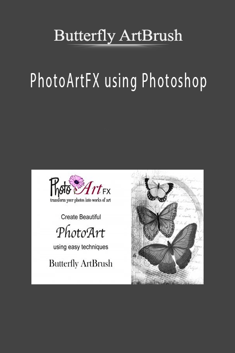 Butterfly ArtBrush – PhotoArtFX using Photoshop