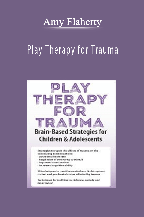 Amy Flaherty – Play Therapy for Trauma: Brain–Based Strategies for Children & Adolescents