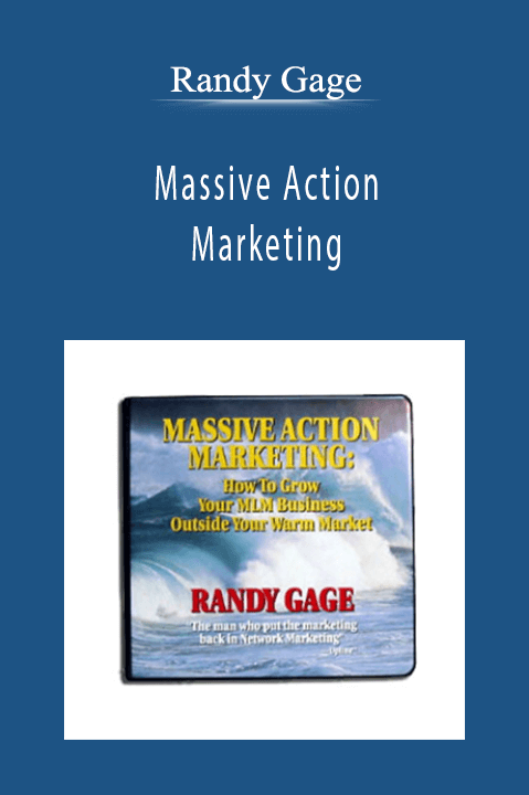 Randy Gage - Massive Action Marketing