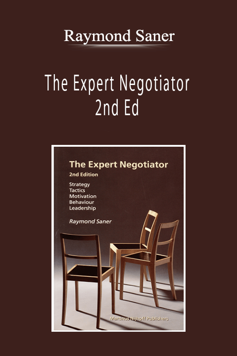 Raymond Saner - The Expert Negotiator 2nd Ed