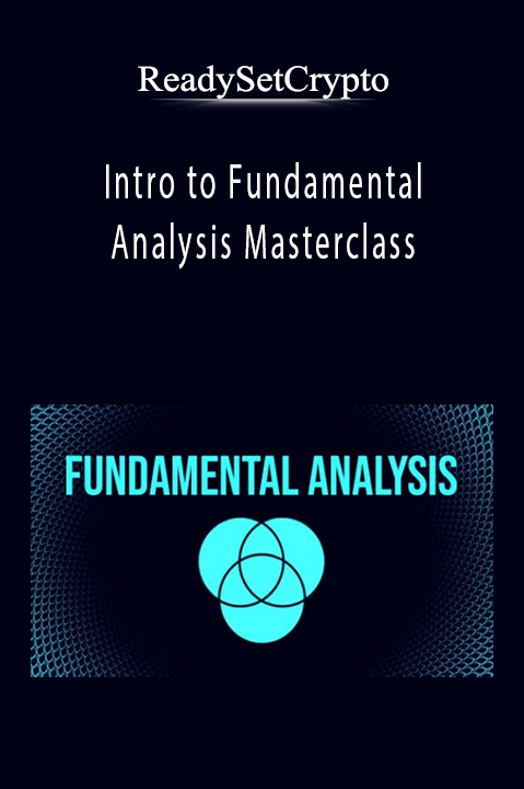ReadySetCrypto - Intro to Fundamental Analysis Masterclass