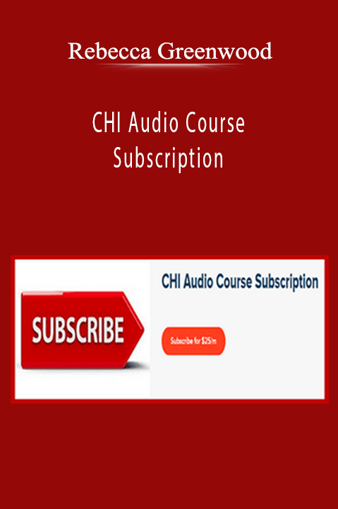 Rebecca Greenwood - CHI Audio Course Subscription