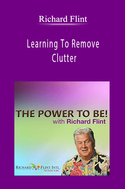 Richard Flint - Learning To Remove Clutter