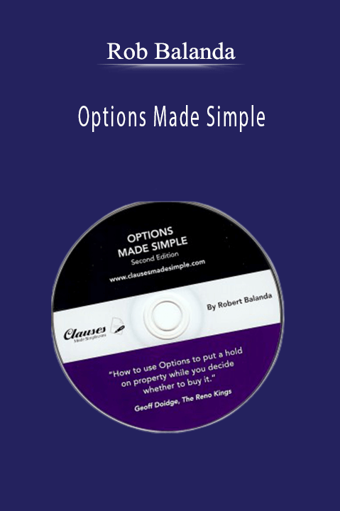 Options Made Simple – Rob Balanda