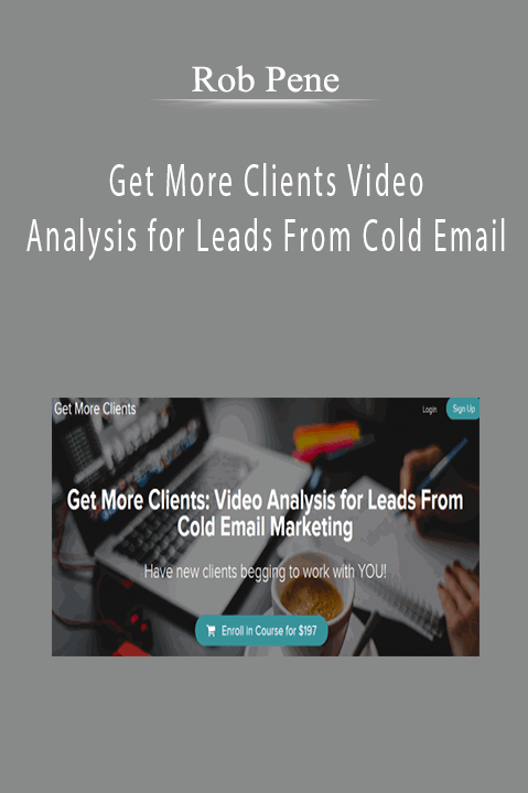 Get More Clients Video Analysis for Leads From Cold Email – Rob Pene