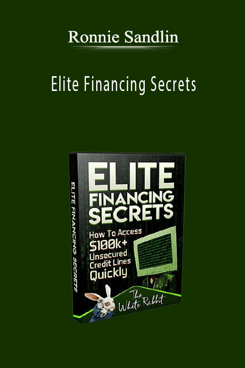 Elite Financing Secrets – Ronnie Sandlin