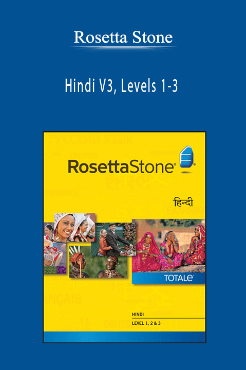Rosetta Stone - Hindi V3, Levels 1-3
