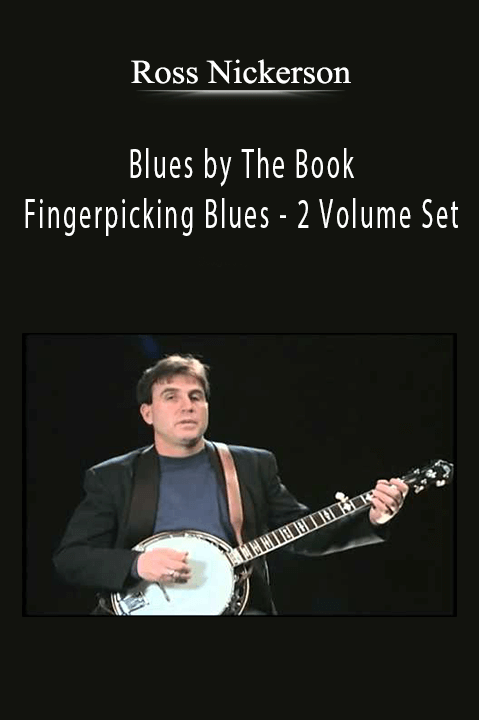 Blues by The Book – Fingerpicking Blues – 2 Volume Set – Roy Book Binder