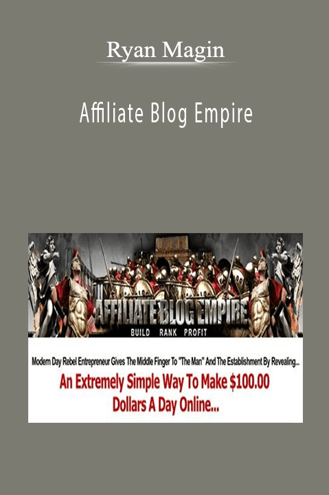 Affiliate Blog Empire – Ryan Magin