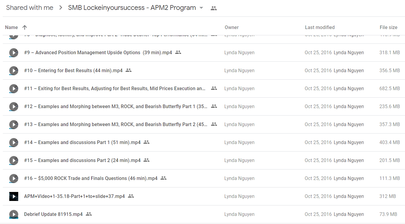 SMB Lockeinyoursuccess - APM2 Program