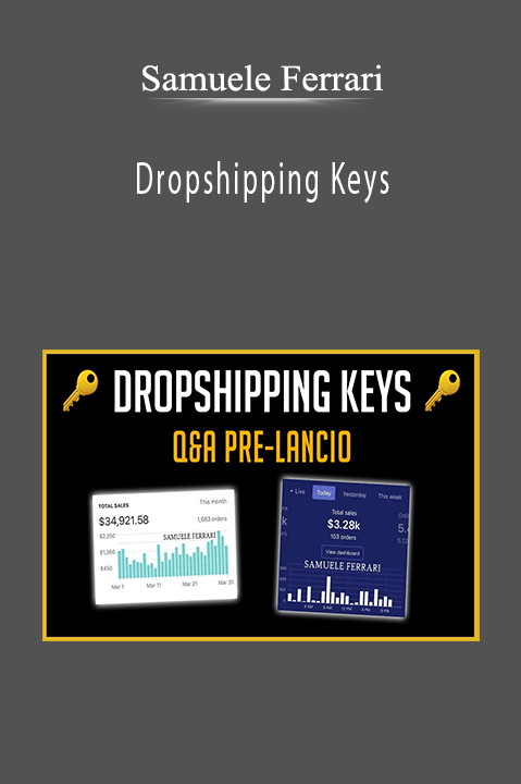 Dropshipping Keys – Samuele Ferrari