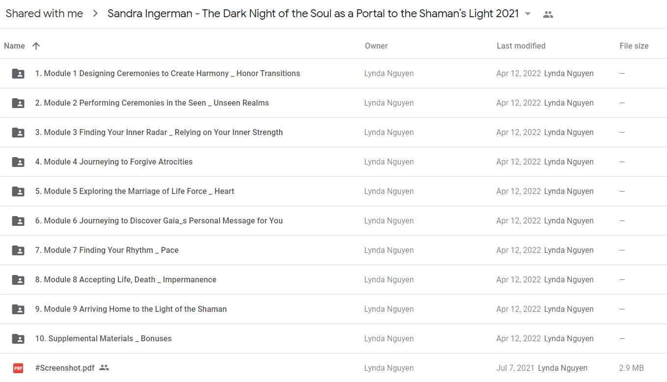 Sandra Ingerman - The Dark Night of the Soul as a Portal to the Shaman’s Light 2021