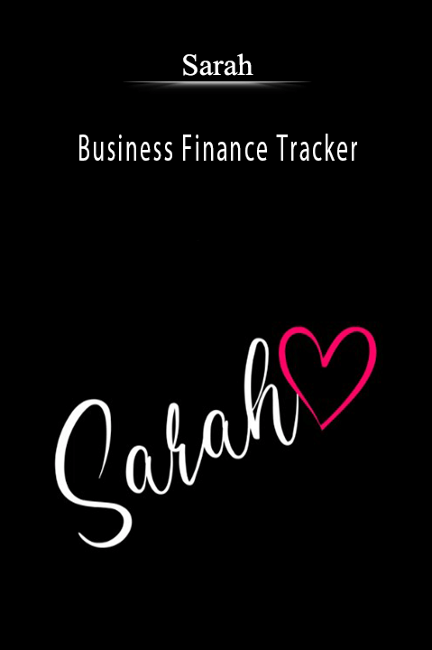 Business Finance Tracker – Sarah