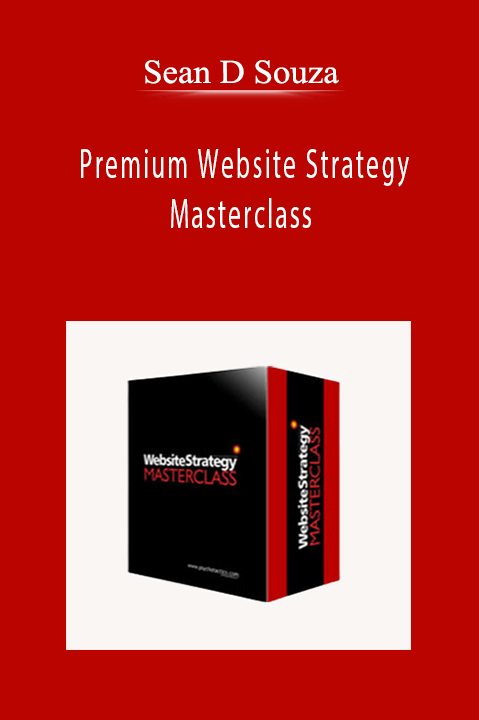 Sean D Souza - Premium Website Strategy Masterclass