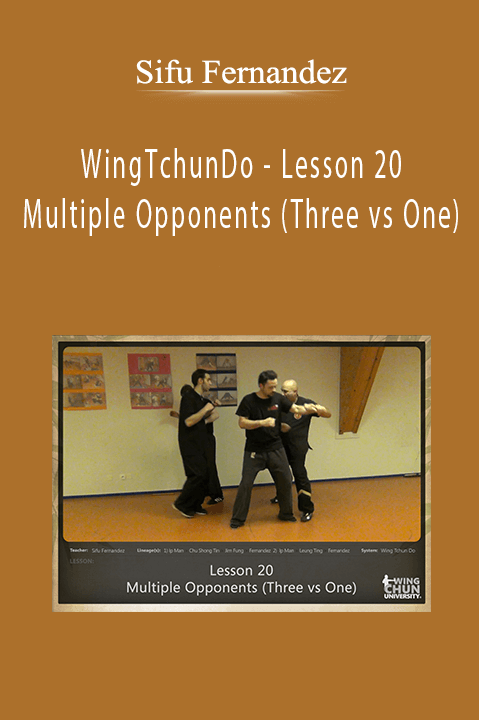 WingTchunDo – Lesson 20 – Multiple Opponents (Three vs One) – Sifu Fernandez