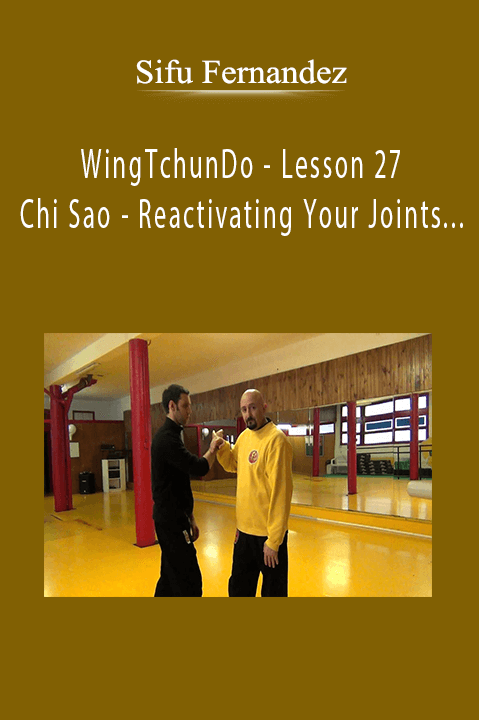 WingTchunDo – Lesson 27 – Chi Sao – Reactivating Your Joints For Great Chi Sao – Sifu Fernandez