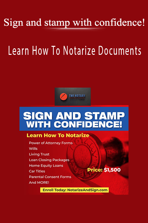 Learn How To Notarize Documents – Sign and stamp with confidence!