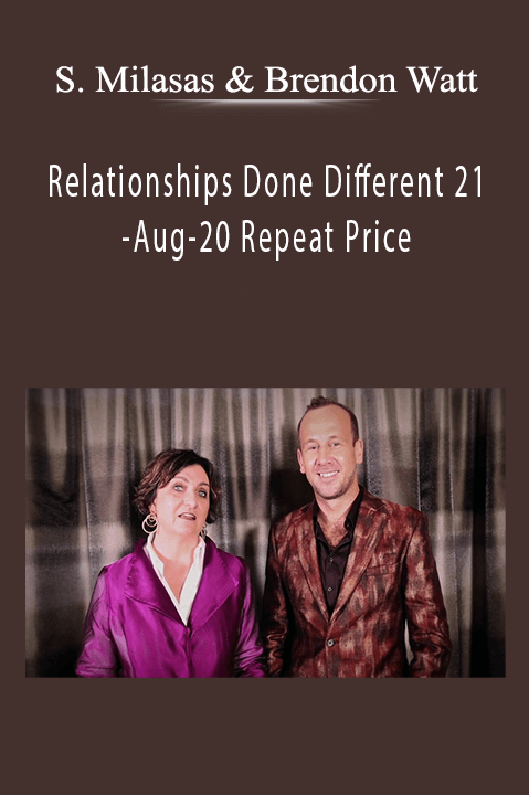 Simone Milasas & Brendon Watt - Relationships Done Different 21-Aug-20 Repeat Price