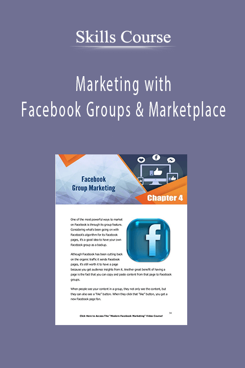 Marketing with Facebook Groups & Marketplace – Skills Course