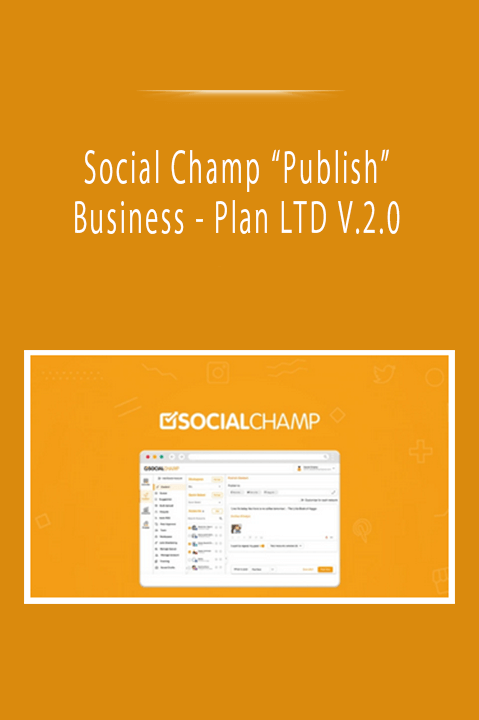 Social Champ “Publish” Business - Plan LTD V.2.0