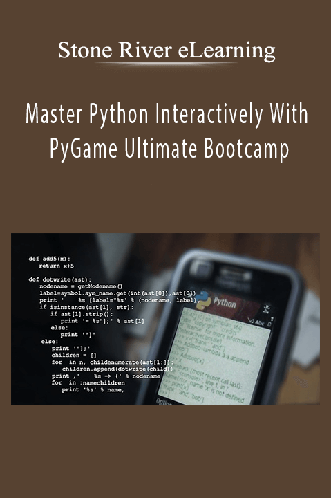 Master Python Interactively With PyGame Ultimate Bootcamp – Stone River eLearning