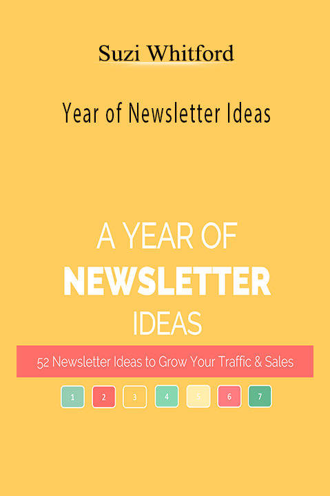 Year of Newsletter Ideas – Suzi Whitford