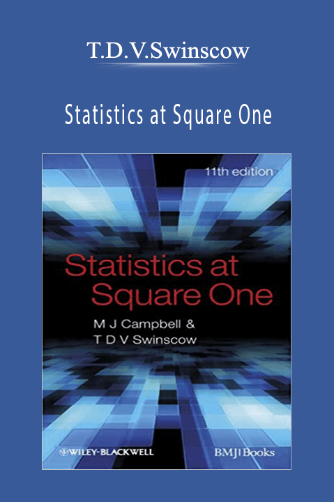 Statistics at Square One – T.D.V.Swinscow